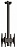Потолочное двухстороннее крепление Vogel's  C3044 Dual Black